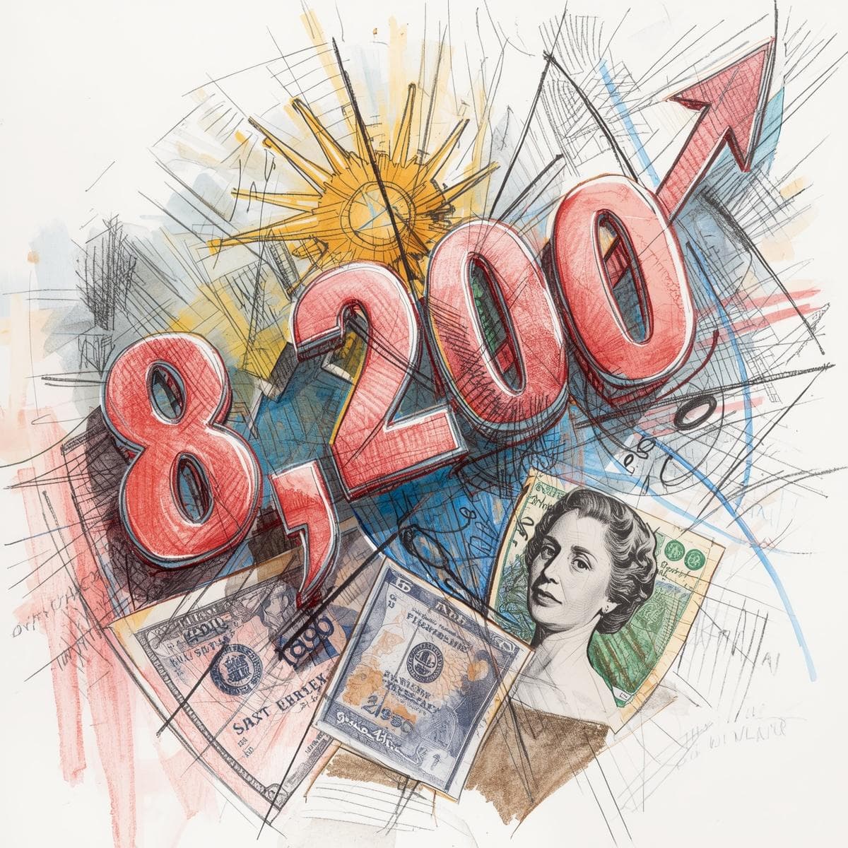 FTSE 100 Breaks Through 8,200 as Sterling Steadies Against the Dollar